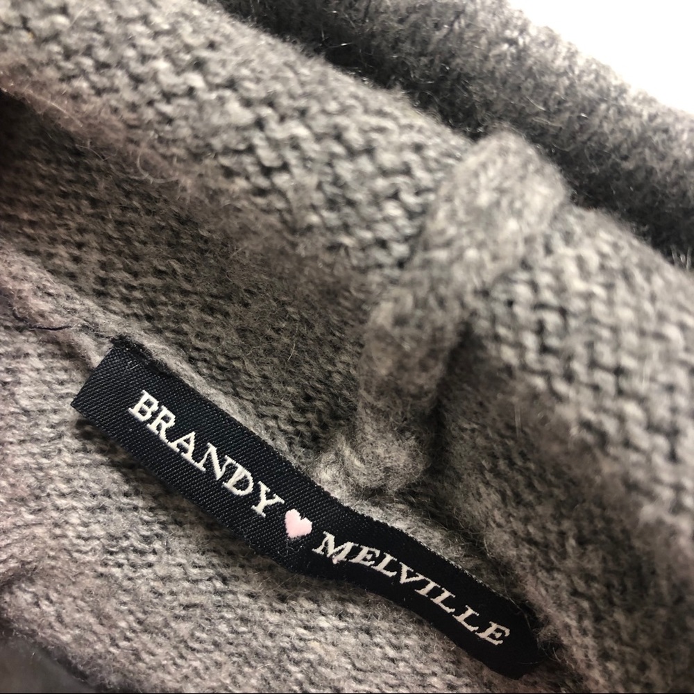 Brandy Melville Hoodie Gray Size S OS - Picture 7 of 7
